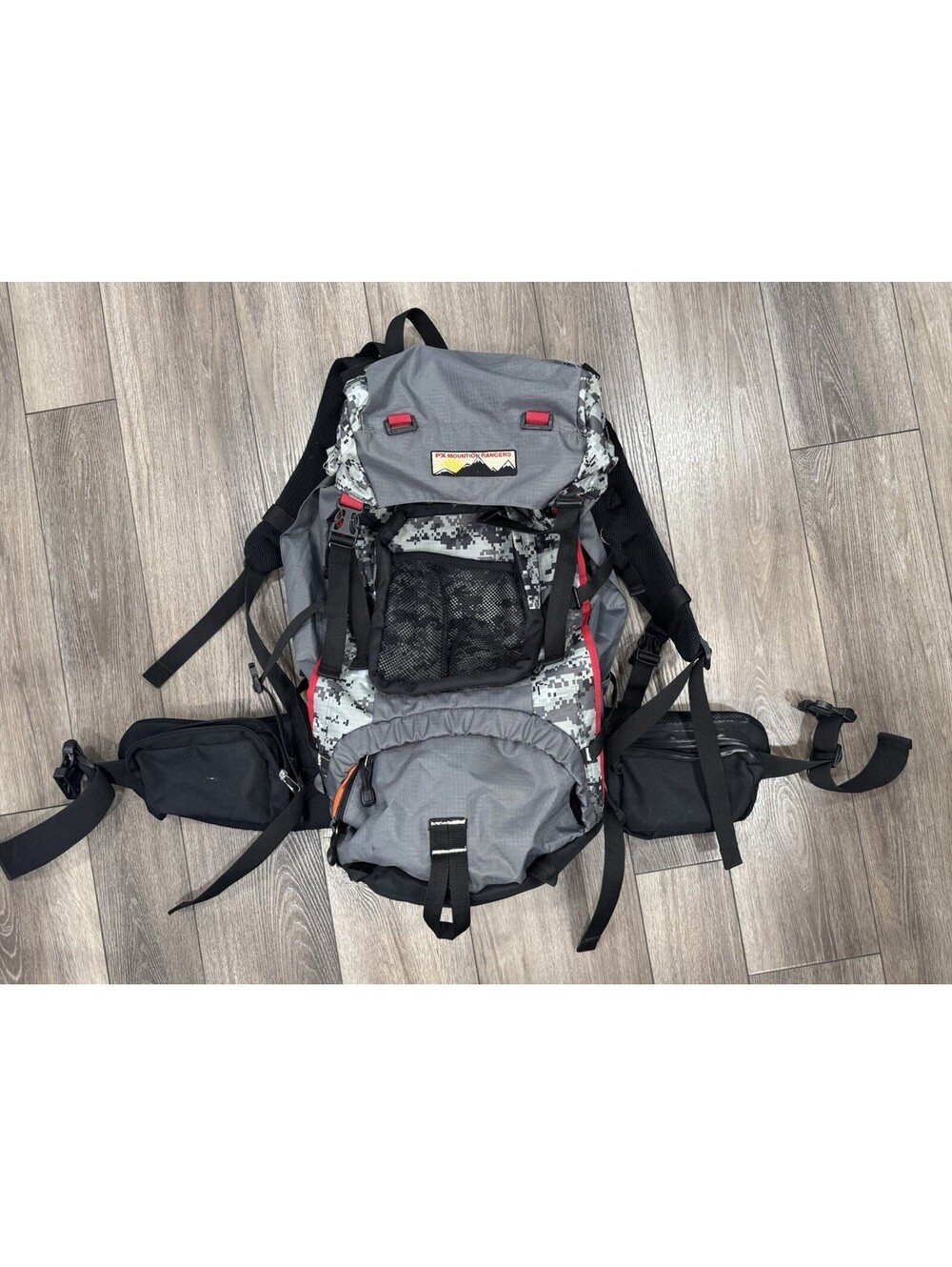 PX Mountain Rangers Hiking Climbing Rucksack With Rain Cover